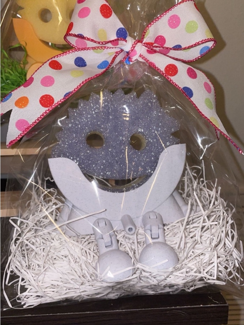 Scrub Mommy Sponge with 3D Printed Holder
